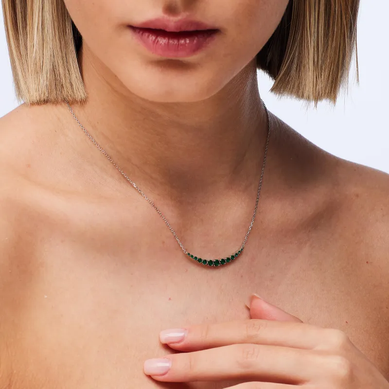 Girocollo Fancy con Zirconi Verdi Donna Brosway