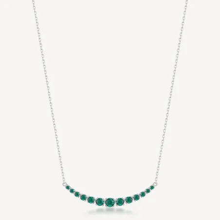 Girocollo Fancy con Zirconi Verdi Donna Brosway