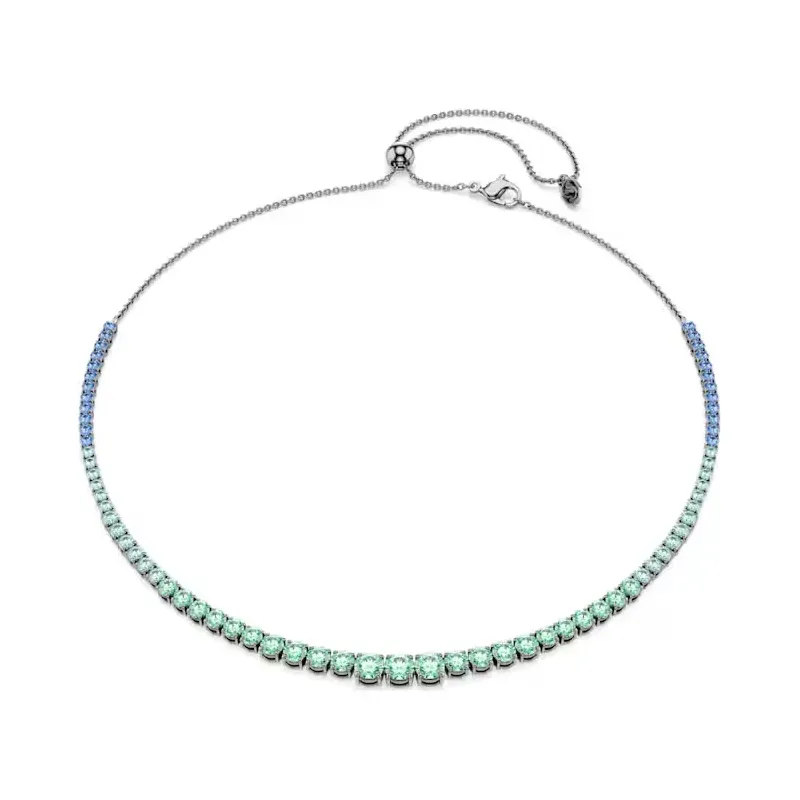Collana Matrix, Sfumatura di Tagli, Multicolore Donna Swarovski
