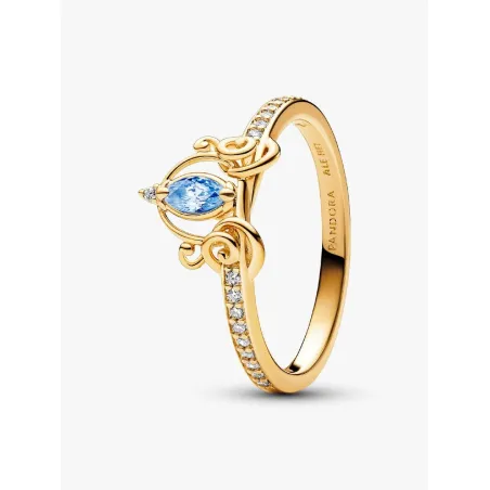 Anello Dorato, Carrozza Cenerentola, Disney mis.58 Donna Pandora