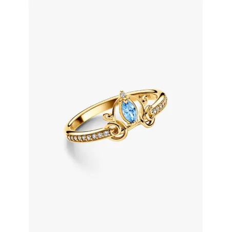 Anello Dorato, Carrozza Cenerentola, Disney mis.58 Donna Pandora