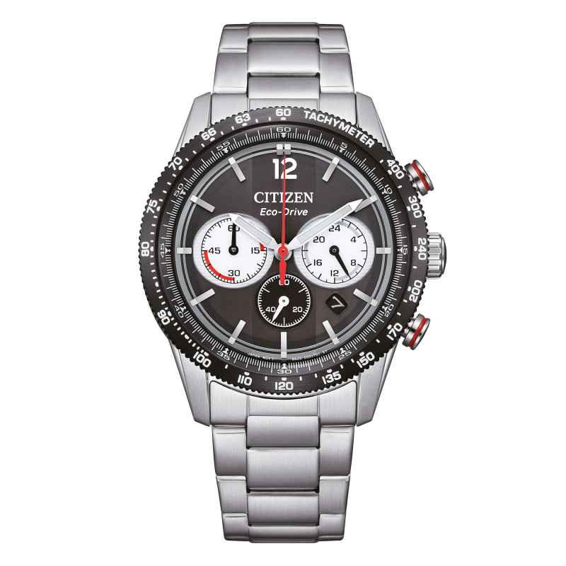 Orologio OF Racing Crono nero acciaio CA4714-55E Uomo Citizen Orologio OF Racing Crono nero acciaio CA4714-55E Uomo Citizen
