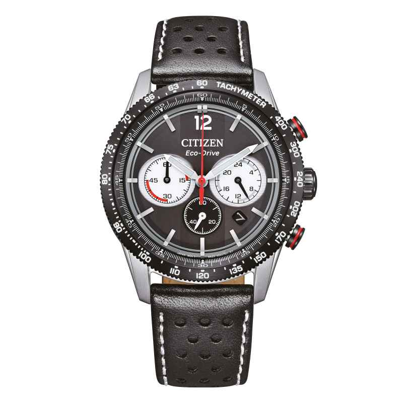 Orologio OF Racing Crono nero pelle CA4717-06E Uomo Citizen Orologio OF Racing Crono nero pelle CA4717-06E Uomo Citizen