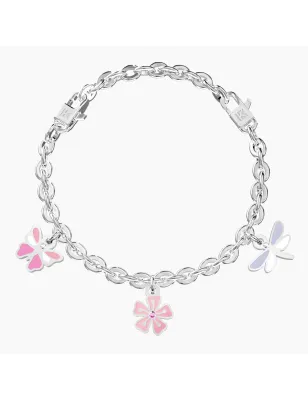 Bracciale Primavera Catena e Ciondoli Smaltati Donna Kidult
