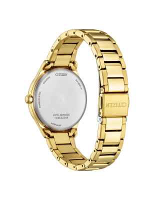 Orologio Elegance verde oro PVD FE6122-64X Donna Citizen
