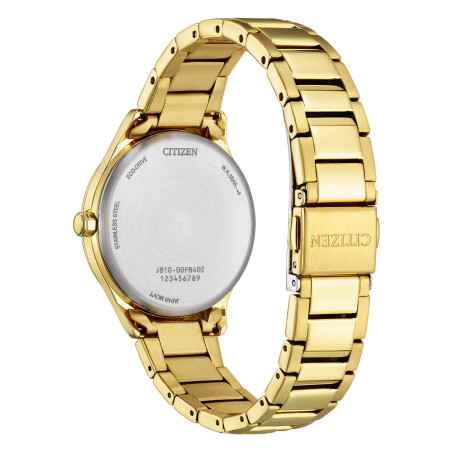 Orologio Elegance verde oro PVD FE6122-64X Donna Citizen