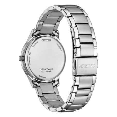 Orologio Elegance bianco 4 diamanti EM1220-58A Donna Citizen