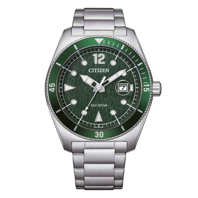 Orologio OF Marine verde diver 43mm AW1880-55X Uomo Citizen Orologio OF Marine verde diver 43mm AW1880-55X Uomo Citizen