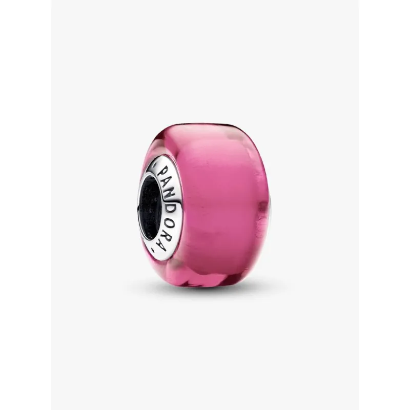 Charm Mini Vetro di Murano Rosa Donna Pandora