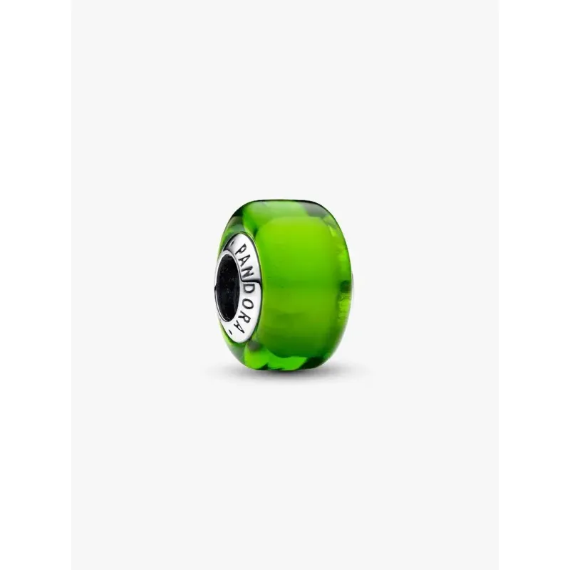 Charm Mini Vetro di Murano Verde Donna Pandora