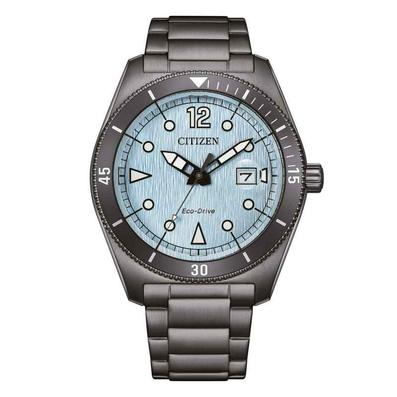 Orologio Marine turchese grey IP 43mm AW1887-56L Uomo Citizen Orologio Marine turchese grey IP 43mm AW1887-56L Uomo Citizen