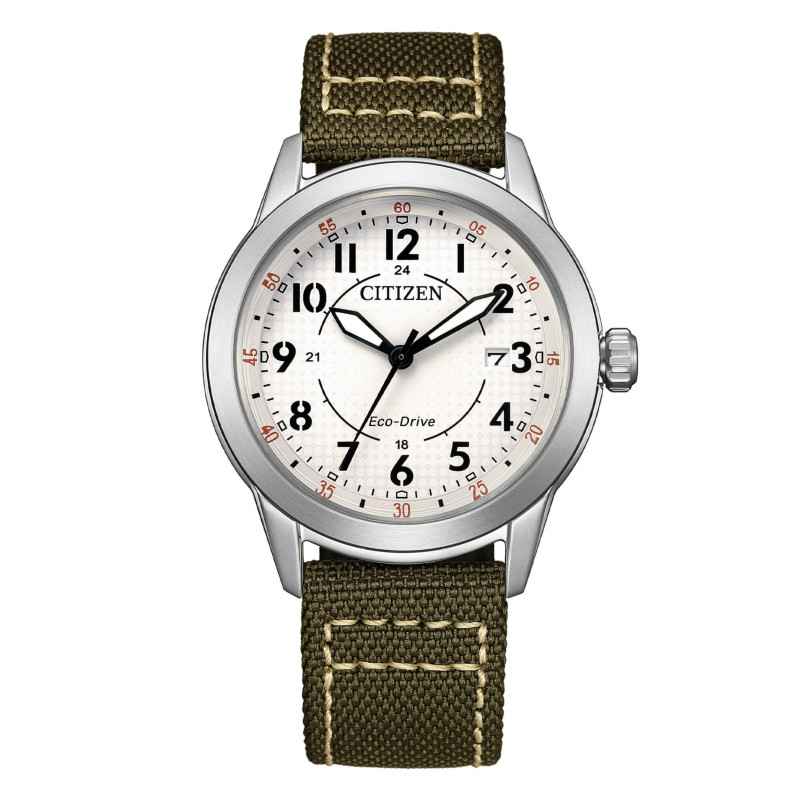 Orologio Military field NATO verde 40mm AW1870-08A Uomo Citizen Orologio Military field NATO verde 40mm AW1870-08A Uomo Citizen