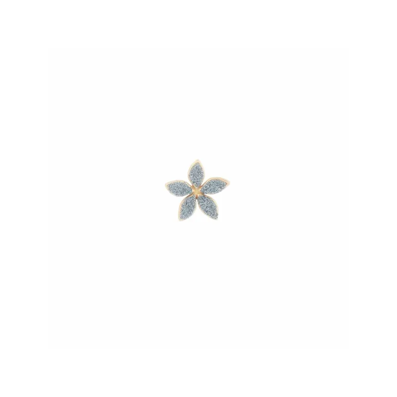 Monorecchino 18kt Fiore Celeste Maman et Sophie