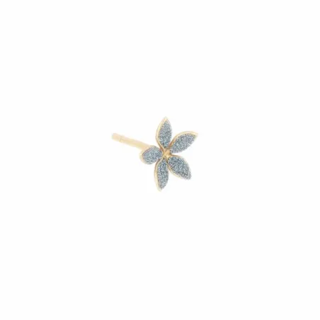 Monorecchino 18kt Fiore Celeste Maman et Sophie