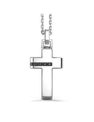 Collana Pendente Croce e Spinelli Uomo Zancan