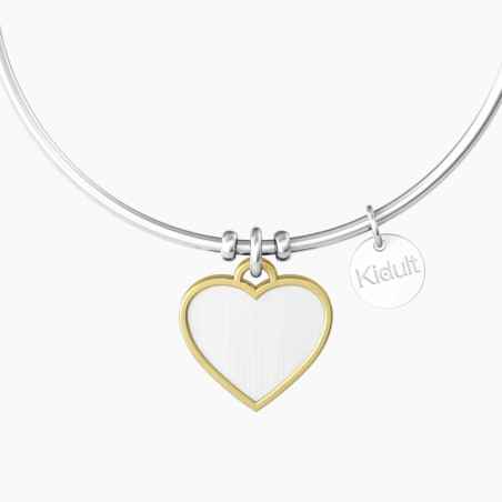 BRACCIALE RIGIDO CUORE IN MY LIFE DONNA KIDULT 