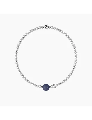 Bracciale Elastico con Sodalite Blu One In A Million Uomo Kidult