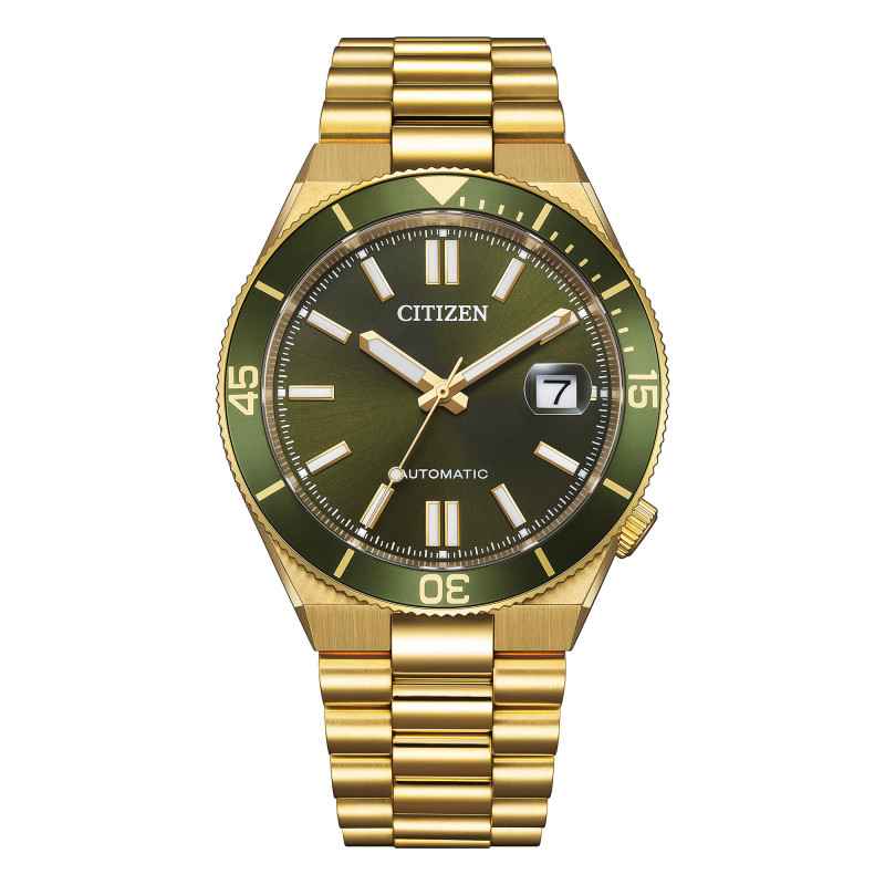 Orologio Tsuyosa Shore oro verde NJ0232-53X Uomo Citizen