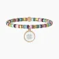 Bracciale Portafortuna con pietre e ciondolo Quadrifoglio Donna Kidult