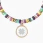 Bracciale Portafortuna con pietre e ciondolo Quadrifoglio Donna Kidult