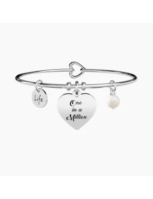 Bracciale Rigido con Cuore One in a Million Donna Kidult