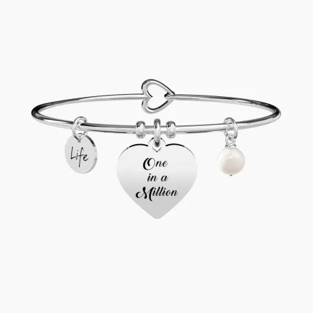 Bracciale Rigido con Cuore One in a Million Donna Kidult