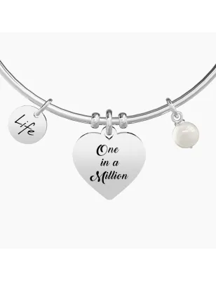 Bracciale Rigido con Cuore One in a Million Donna Kidult