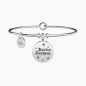 Bracciale Rigido con Ciondolo Quadrifoglio Buona Fortuna Donna Kidult Bracciale Rigido con Ciondolo Quadrifoglio Buona Fortuna Donna Kidult