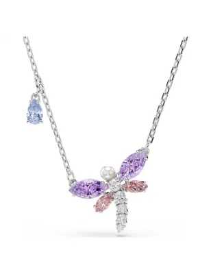 Collana Ariana Grande, Libellula Multicolore Donna Swarovski