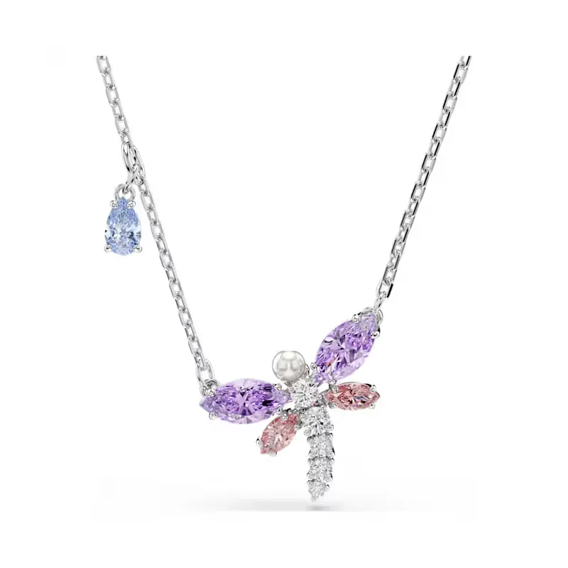 Collana Ariana Grande, Libellula Multicolore Donna Swarovski