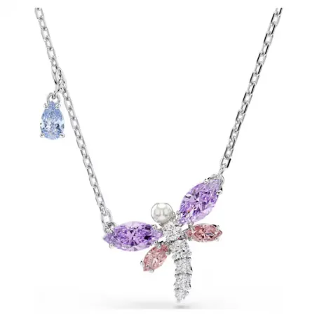 Collana Ariana Grande, Libellula Multicolore Donna Swarovski