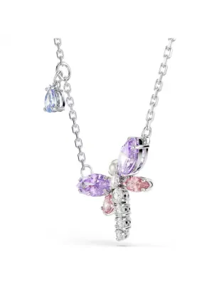 Collana Ariana Grande, Libellula Multicolore Donna Swarovski