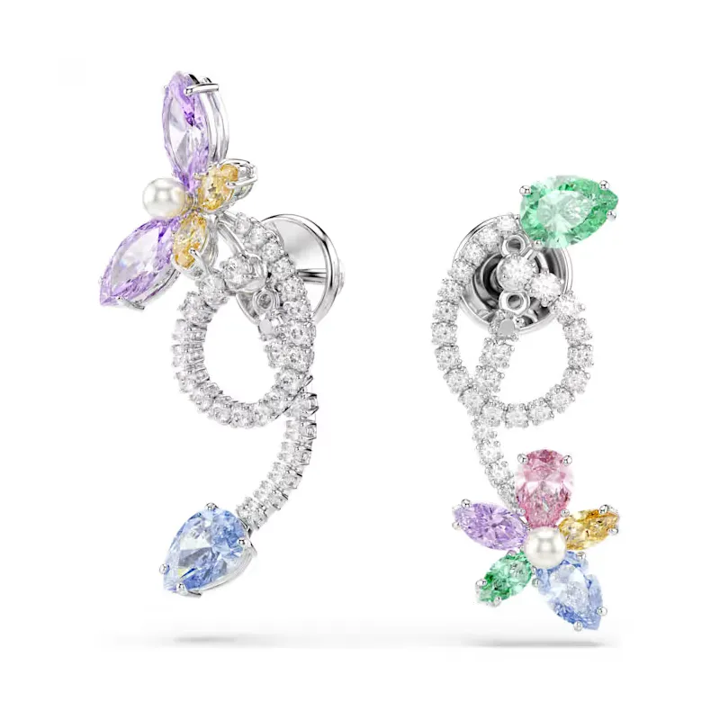 Orecchini Ariana Grande con orecchino Jacket Libellula Fiore Swarovski