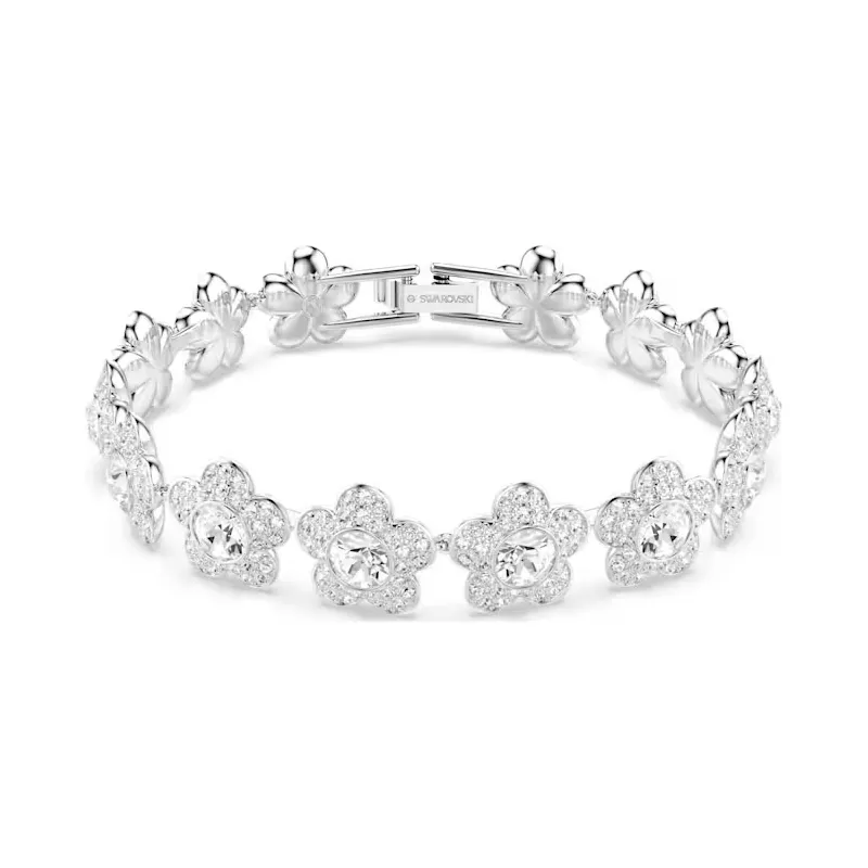 Bracciale Ariana Grande, Fiore Bianco Donna Swarovski