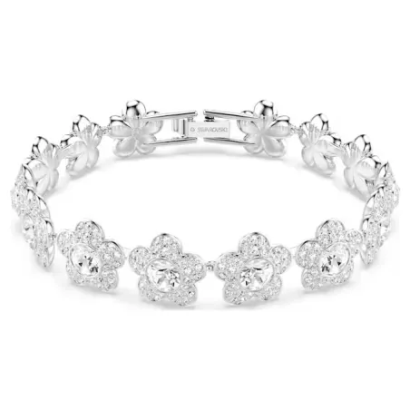 Bracciale Ariana Grande, Fiore Bianco Donna Swarovski