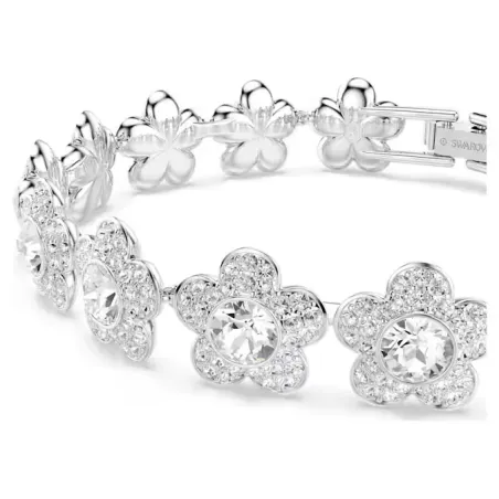 Bracciale Ariana Grande, Fiore Bianco Donna Swarovski