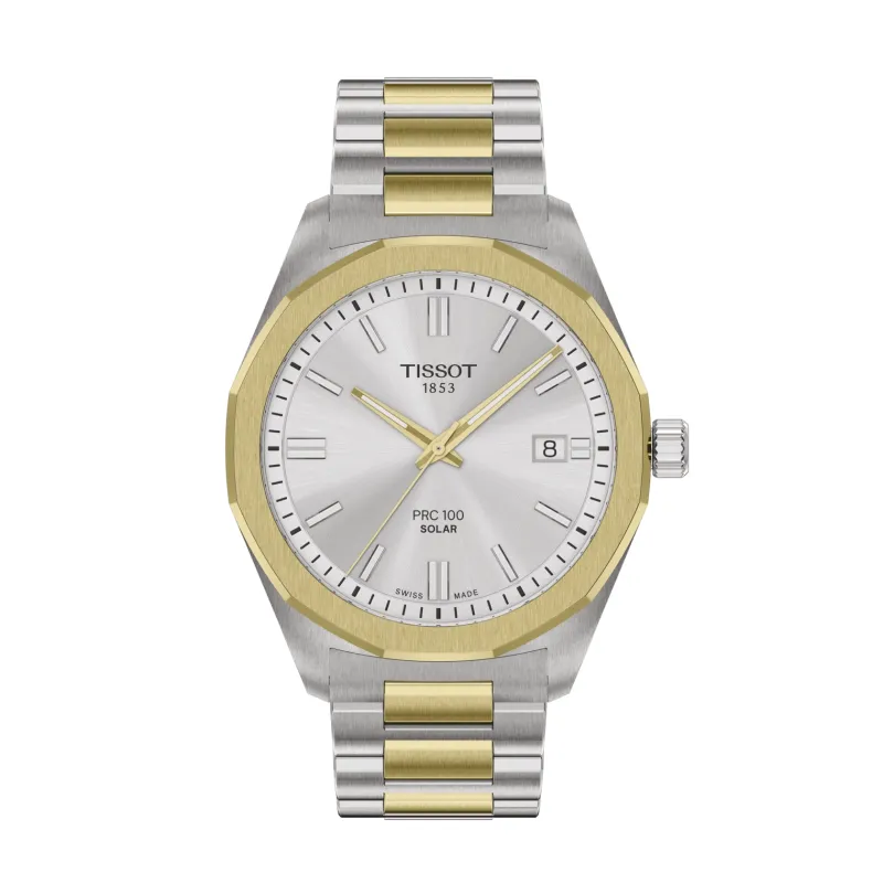 Orologio PRC 100 Solar T1514222203100 39mm oro Uomo Tissot Orologio PRC 100 Solar T1514222203100 39mm oro Uomo Tissot