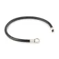 Bracciale in Pelle e Argento, Nero, mis.19 cm Trollbeads