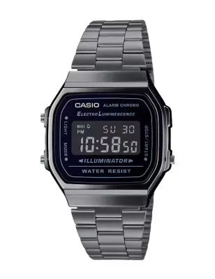 Orologio Vintage A168WEGG-1BEF nero crono EL Casio