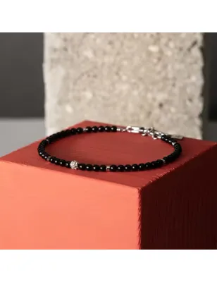 Bracciale Terra con Onice Nero Uomo Morellato