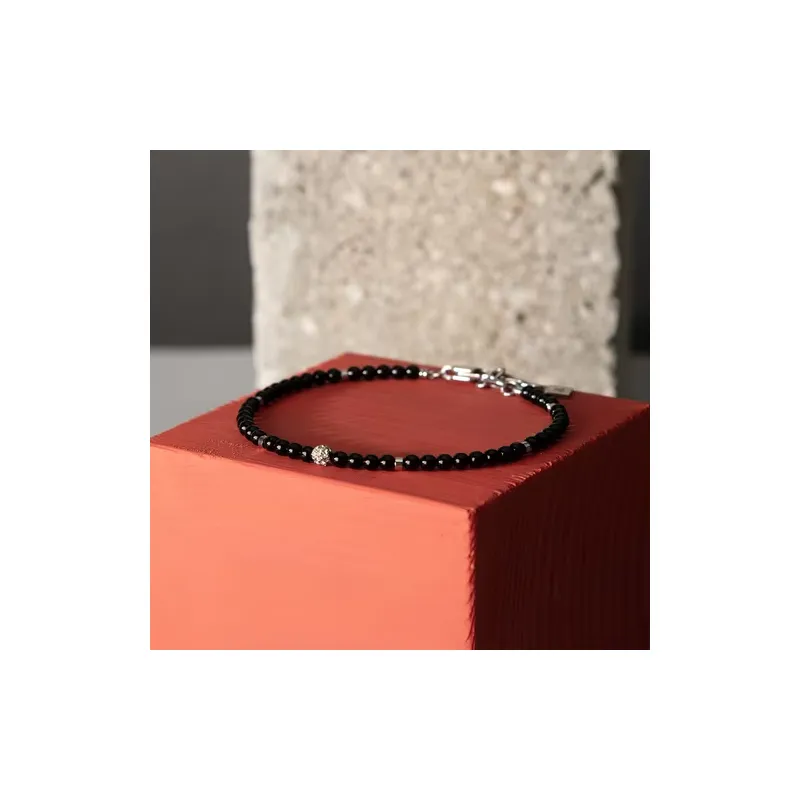 Bracciale Terra con Onice Nero Uomo Morellato Bracciale Terra con Onice Nero Uomo Morellato