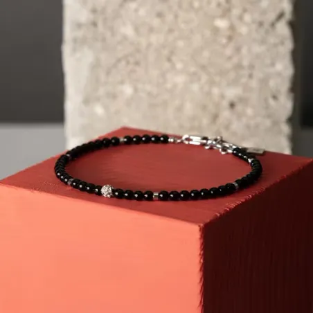 Bracciale Terra con Onice Nero Uomo Morellato