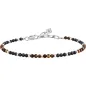 Bracciale Terra con Pietre Nere e Marroni Uomo Morellato