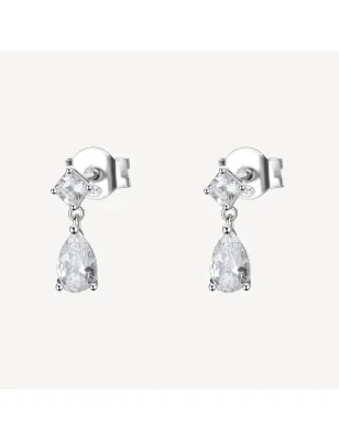 Orecchini Fancy pendenti con Zirconi bianchi Donna Brosway