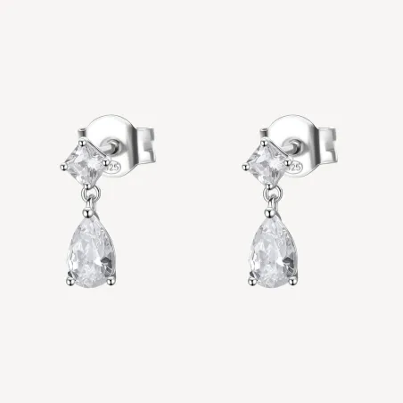 Orecchini Fancy pendenti con Zirconi bianchi Donna Brosway