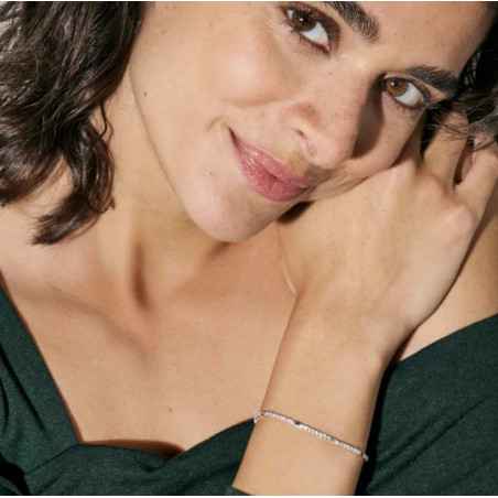 Bracciale Tennis Petit Sparkle con Zirconi Bianchi Donna Nomination