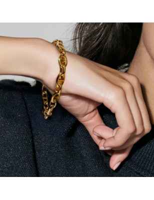 Bracciale Dorato Ecclettica con Chiusura a T Donna Nomination