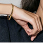 Bracciale Dorato Ecclettica Maglia Piatta Donna Nomination