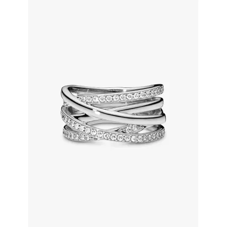 Anello Fascia Intrecciata mis.60 Donna Pandora