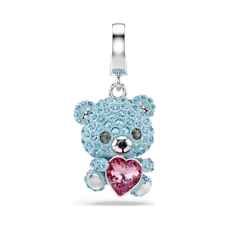 Charm Idyllia Orsetto Blu Swarovski